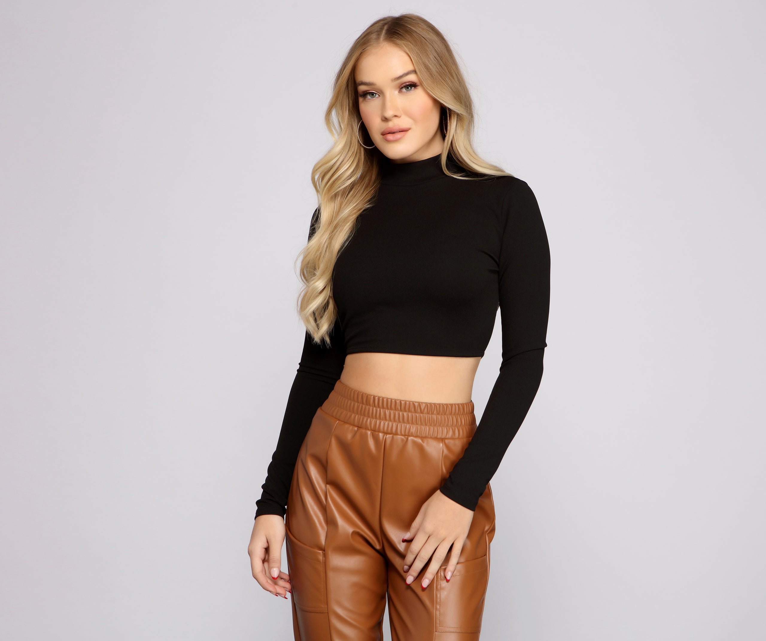 Dare to Go Bold Tie Back Crop Top