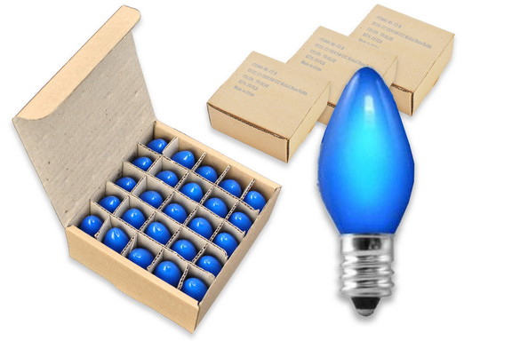 LEDgen C7 IN B 100 C7 Incandescent Transparent Blu...