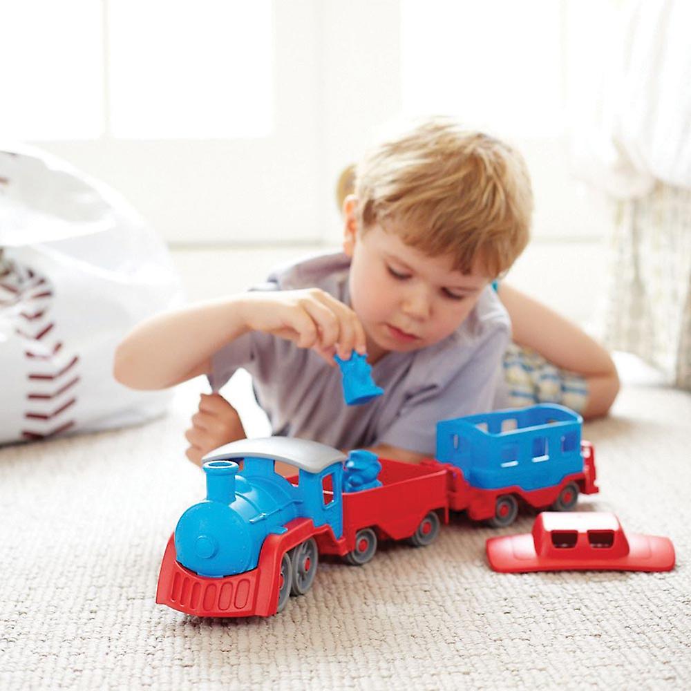 Green Toys Push Along Train Toy BPA Free 100% Recycled Eco Friendly