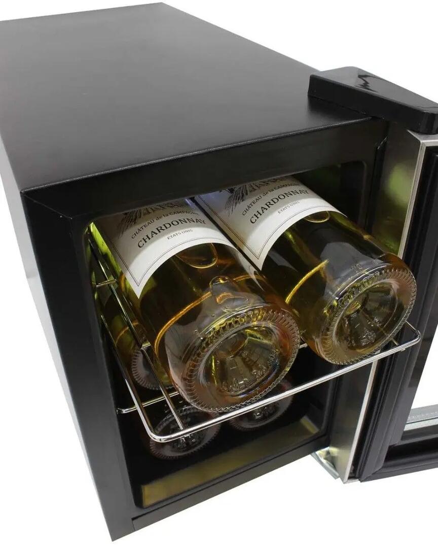 Element by Vinotemp EL6SILST 10 Inch Silver Wine Cooler