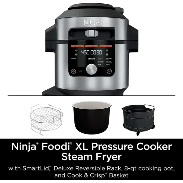 Ninja Foodi 14-in-1 8 qt XL Pressure Cooker Steam Fryer with SmartLid