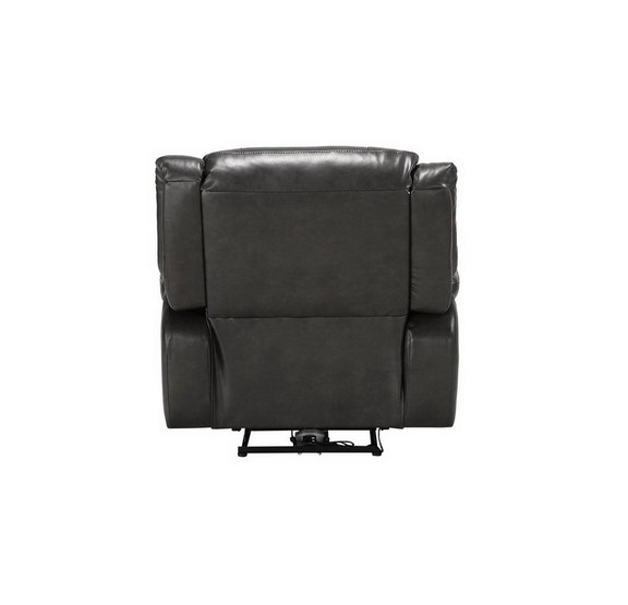 Acme Imogen Loveseat (Power Motion)  Gray Leather ...