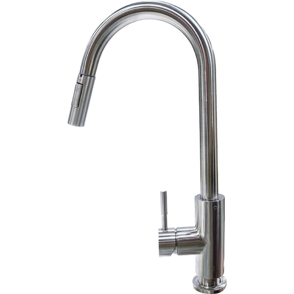 Lippert Flow Max RV Kitchen Faucet - Bullet Pull Down Shaped 719333