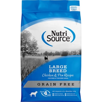 NutriSource Grain Free Large Breed Chicken and Pea Formula Dog Food