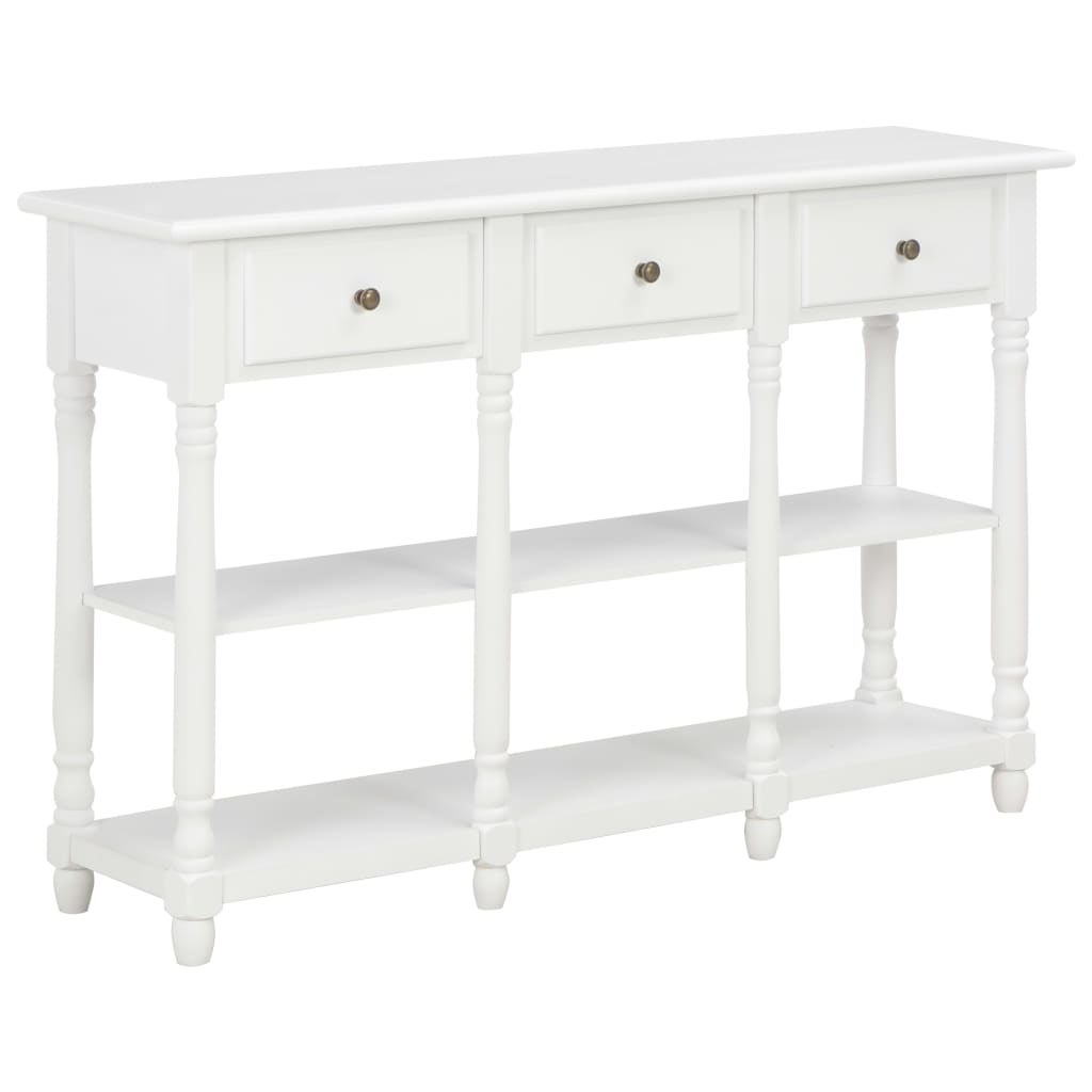 vidaXL Console Table White 47.2