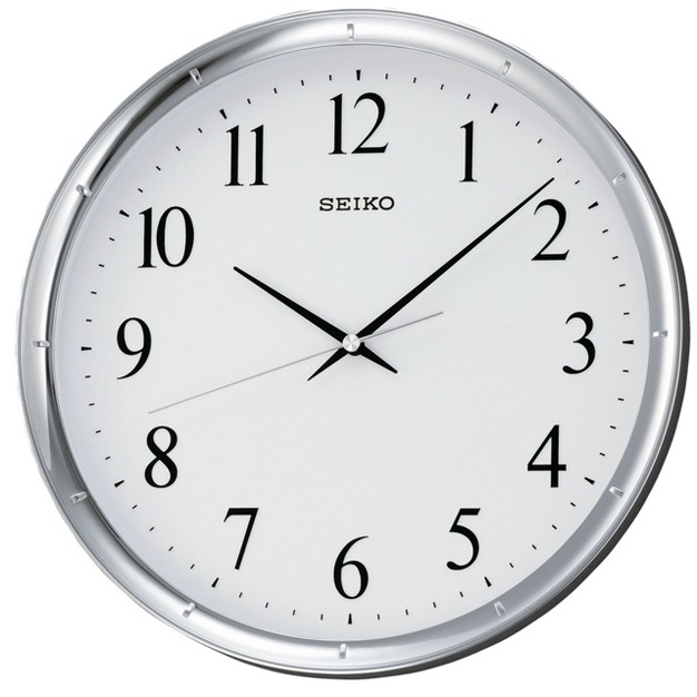 Ultra modern tone Wall Clock Silver