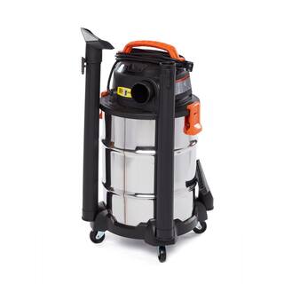 RIDGID 6 Gallon 4.25 Peak HP Stainless Steel WetDry Shop Vacuum with Filter Locking Hose and Six Accessories WD6425A