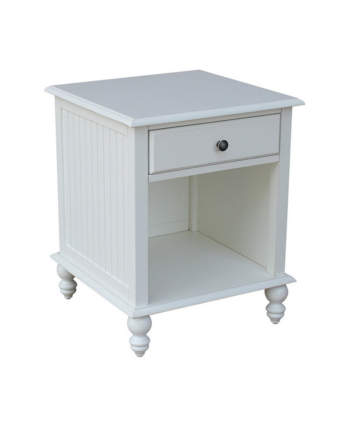 International Concepts Cottage Collection End Table with Drawer