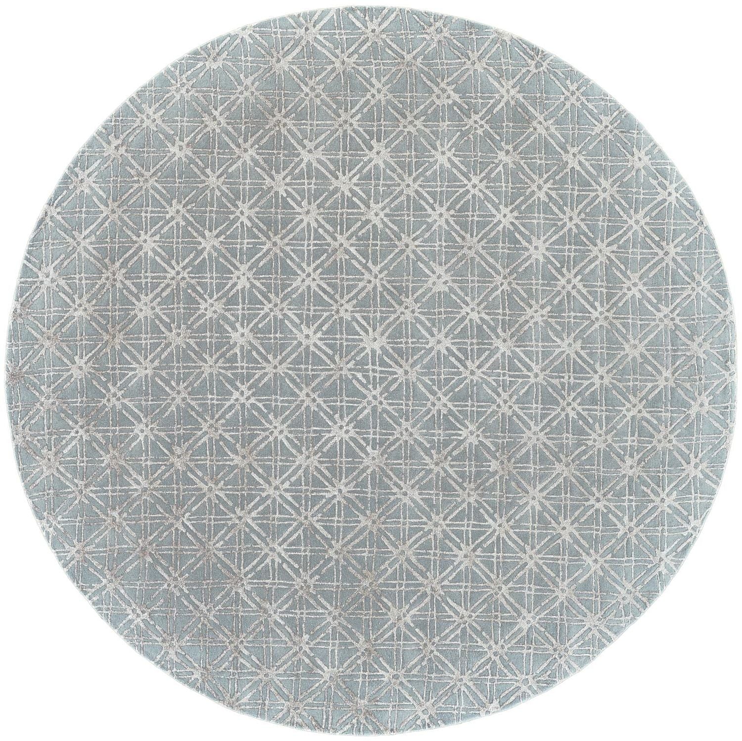 Hartford Hand Tufted Blue and Gray Rug by BD Fine