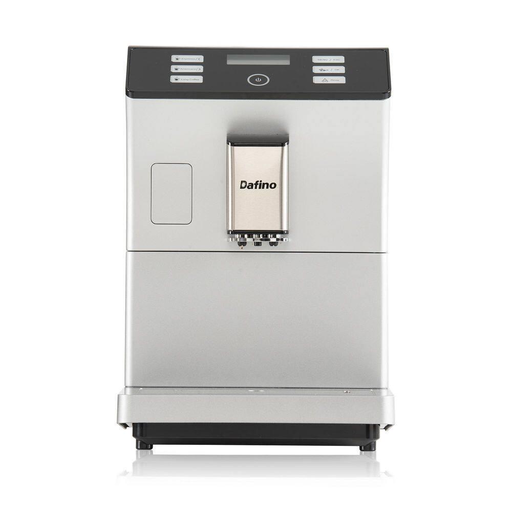 Dafino 20Cup Silver Super Automatic Espresso Machine with Selfcleaning and LED Display