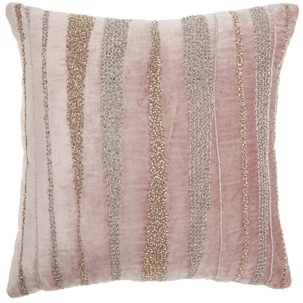 Mina Victory Luminescence Nude Throw Pillow   ( 18\