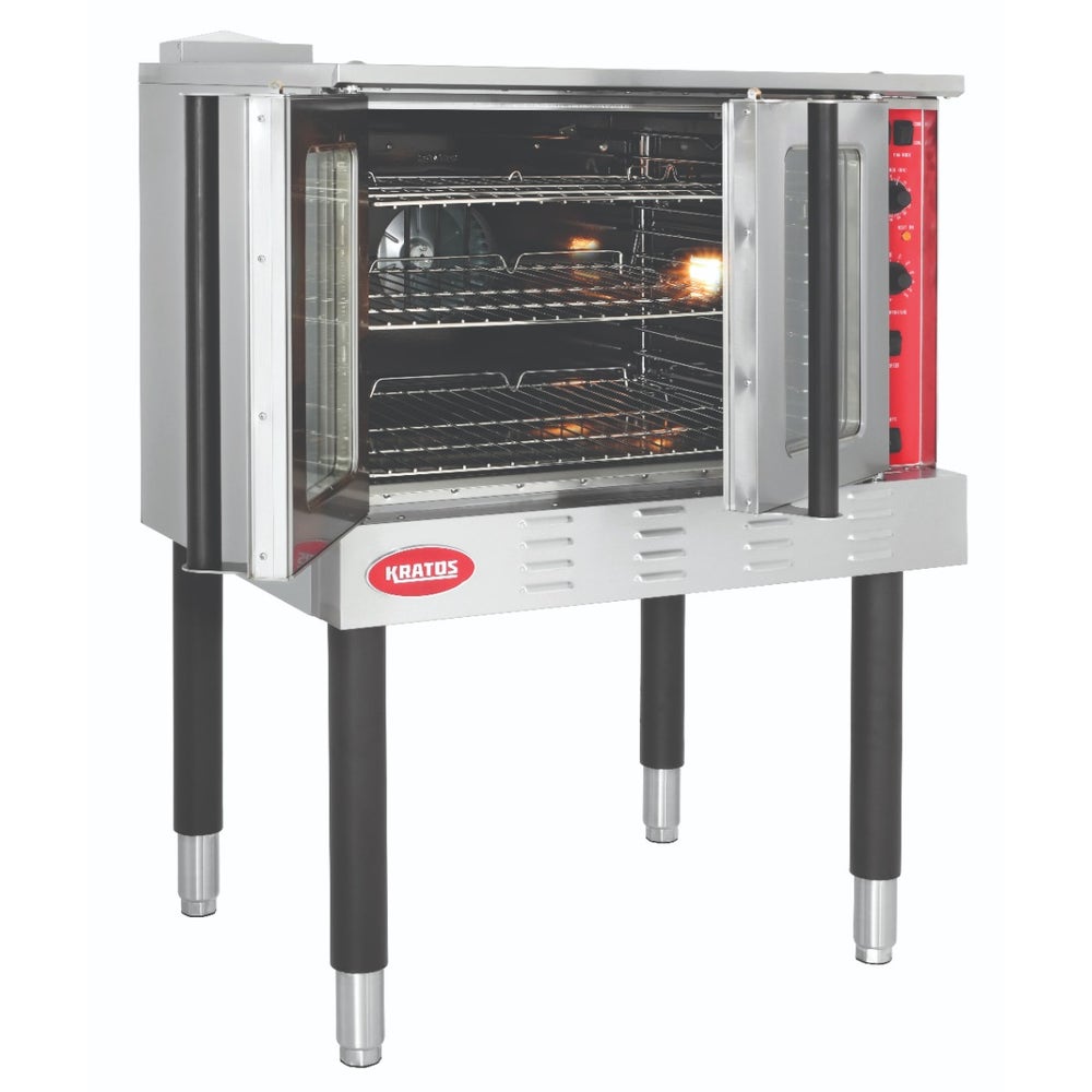 Kratos 29Y-048-LP Single Deck Full Size Gas Convection Oven， 54，000 BTU， Liquid Propane