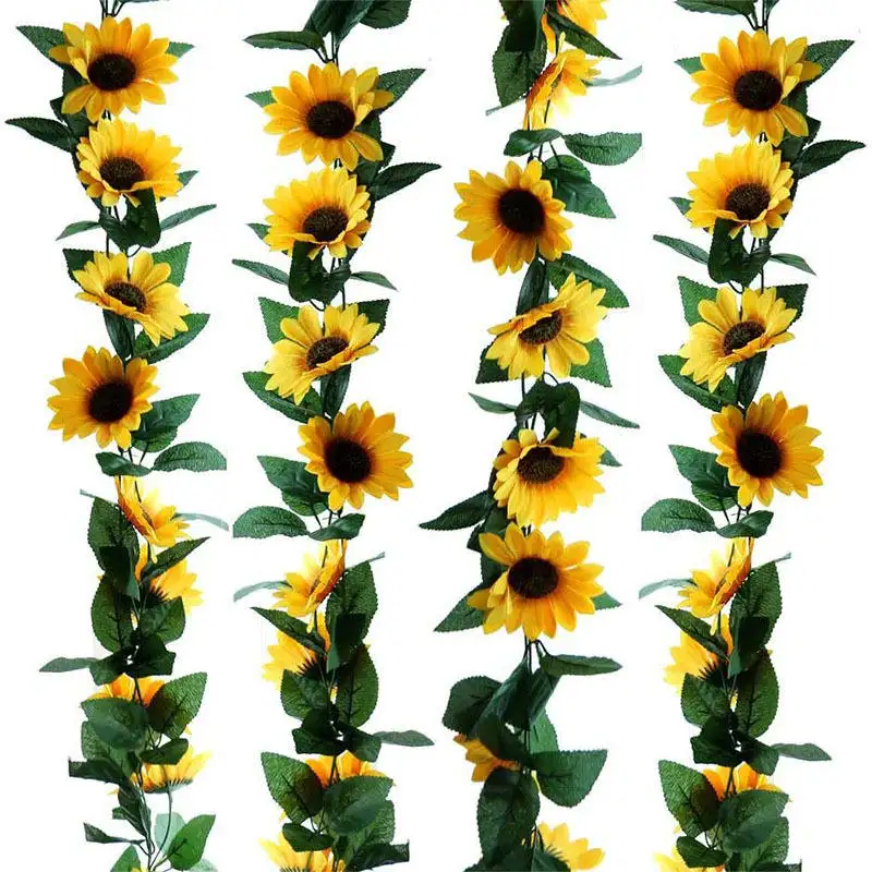 Large Sunflower Vine Household Pipe Winding Decorative Rattan Garden Decoration