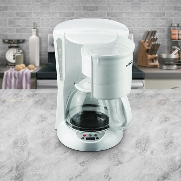 Brentwood 12 cup Digital Coffee Maker white