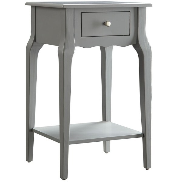 Daniella 1-Drawer Wood Storage Accent End Table by iNSPIRE Q Bold