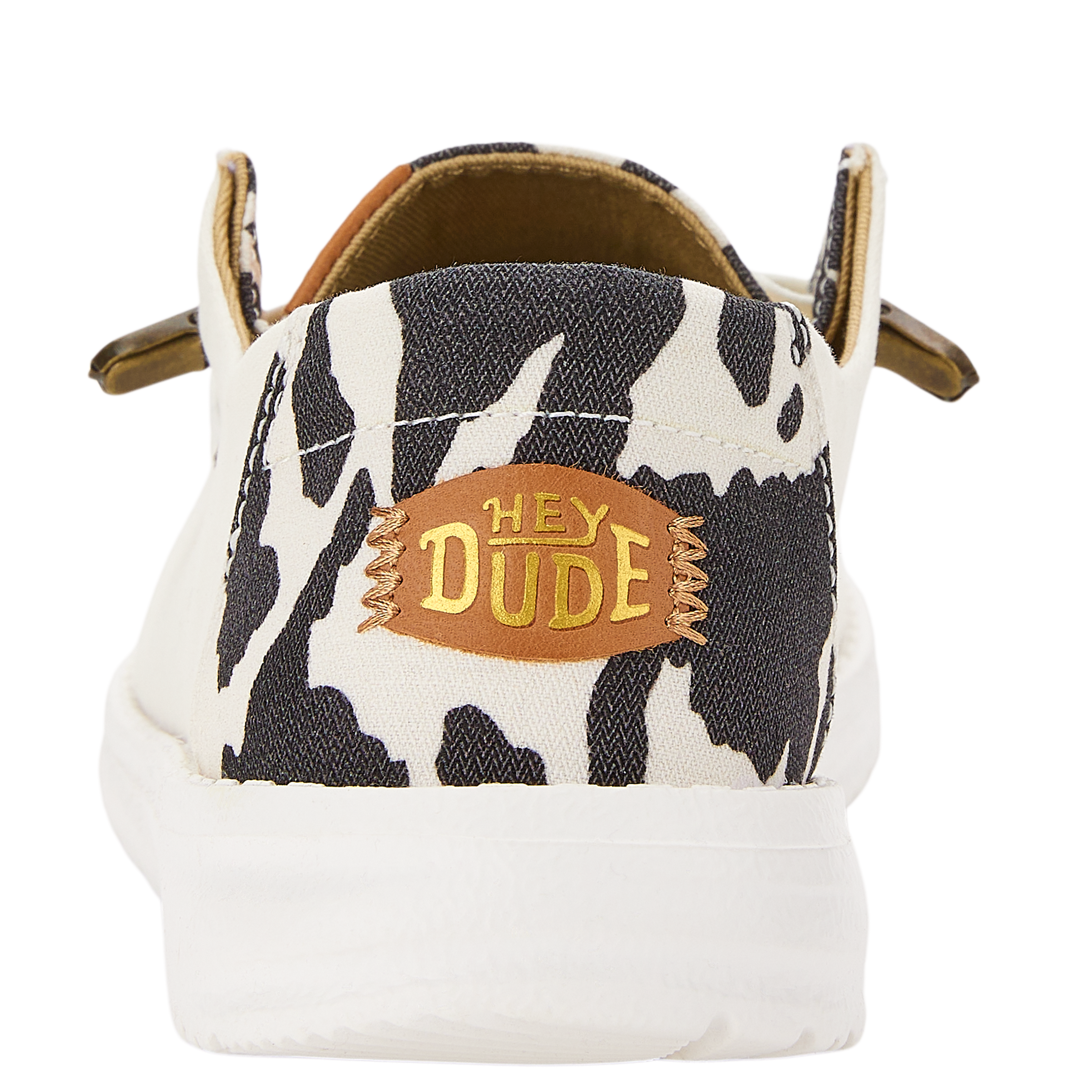 Wendy Animal - White/Black Cow Print