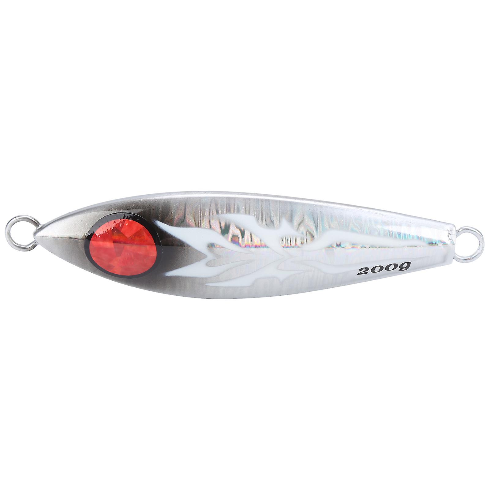 Night Light Slow Shake Luminous Artificial Iron Plate Bait Sea Fishing Tackle Accessory200g