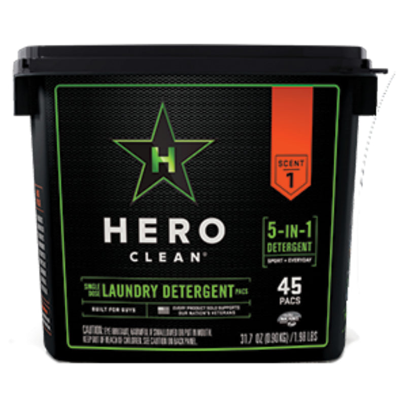 HERO LAUNDRY DET 45PK