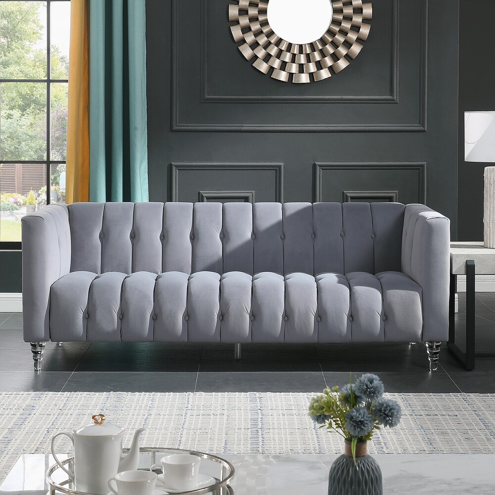 Modern and beautiful sofa with acrylic leg