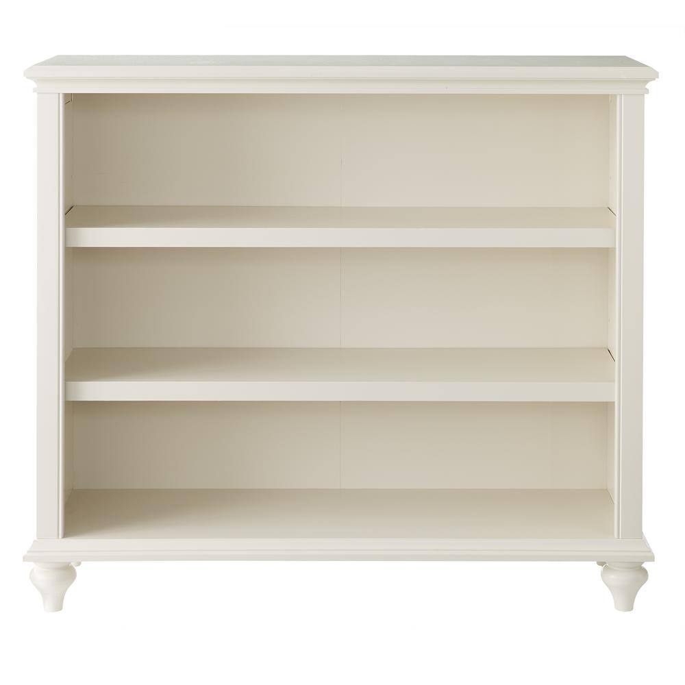 Home Decorators Collection Hamilton Off White 3-Shelf Adjustable Accent Bookcase (36 in. H) 9786900410