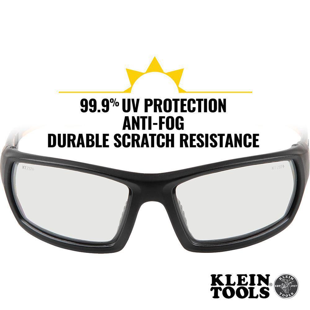 Klein Tools Professional Safety Glasses Full Frame Clear Lens 60163