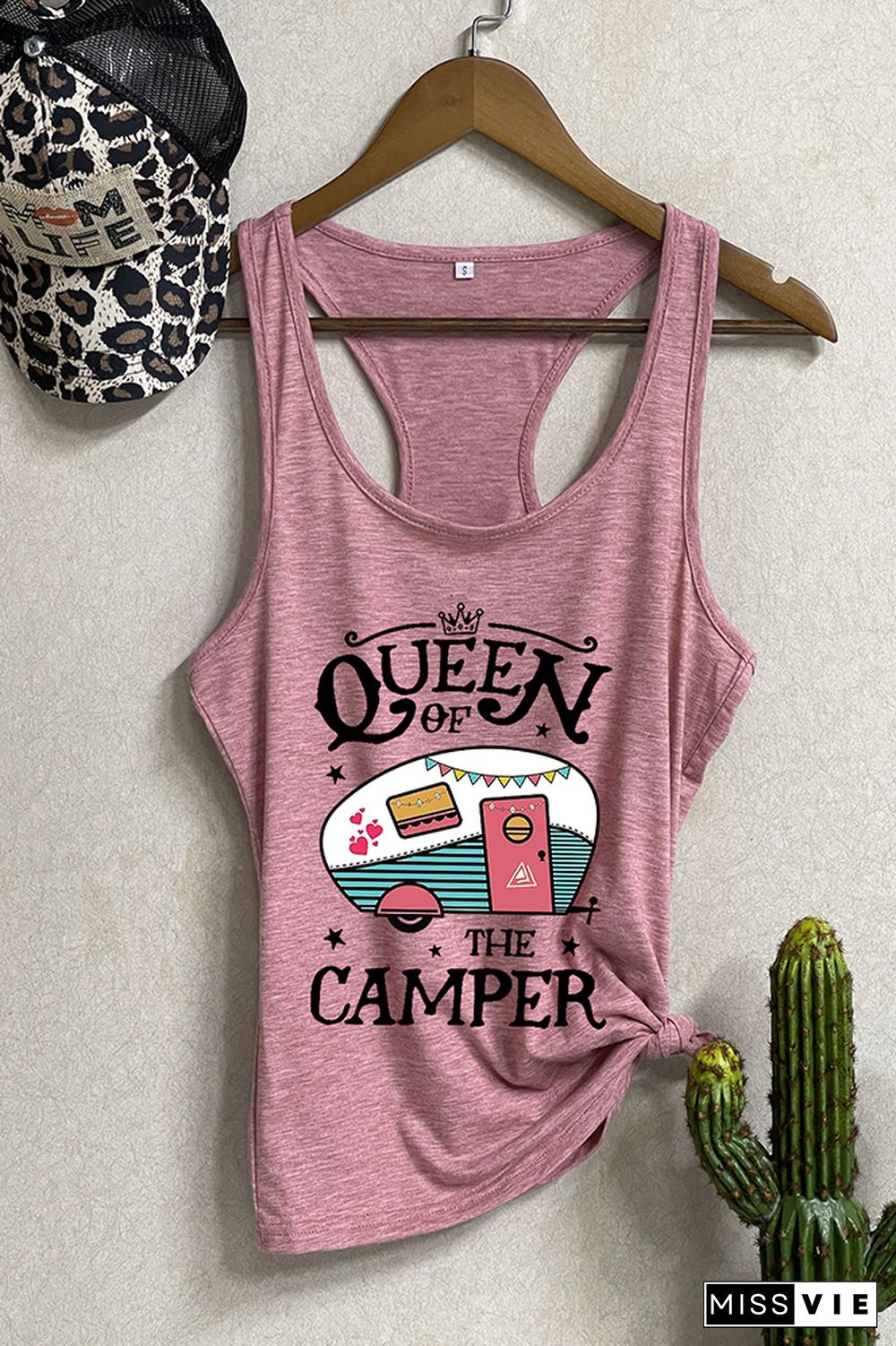 Queen of the Camper Sleeveless Tank Top Wholesale