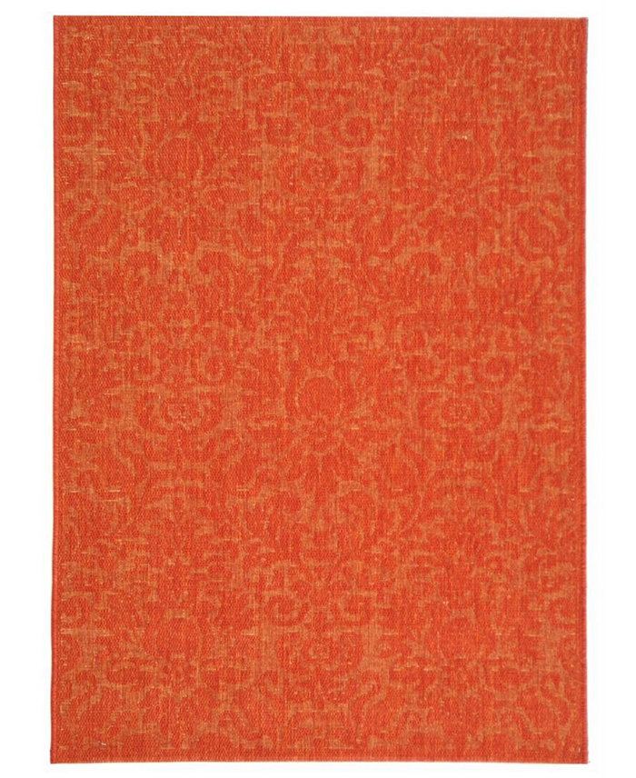 Safavieh Courtyard CY2714 Red 7'10 x 7'10 Sisal Weave Square Outdoor Area Rug