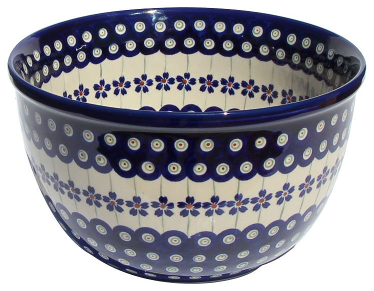 Polish Pottery Mixing Bowl  Pattern Number: 166a   Farmhouse   Mixing Bowls   by Polish Pottery Market  Houzz