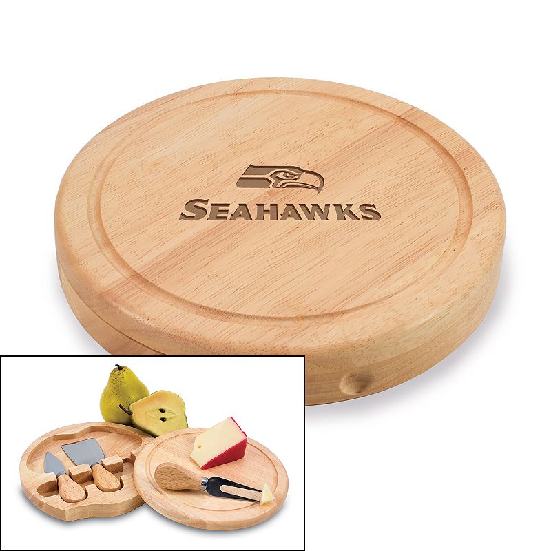 Picnic Time Seattle Seahawks Brie Cheese Board Set