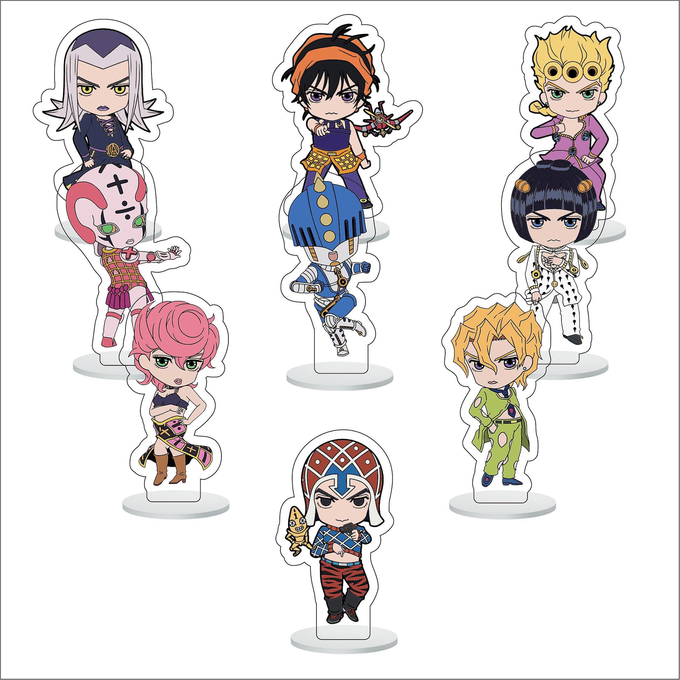 9pcs/set Anime Spy X Family Acrylic Stand Model Anya Yor Forger Twilight Loid Figure Decoration Action Plate Toys，jojo22