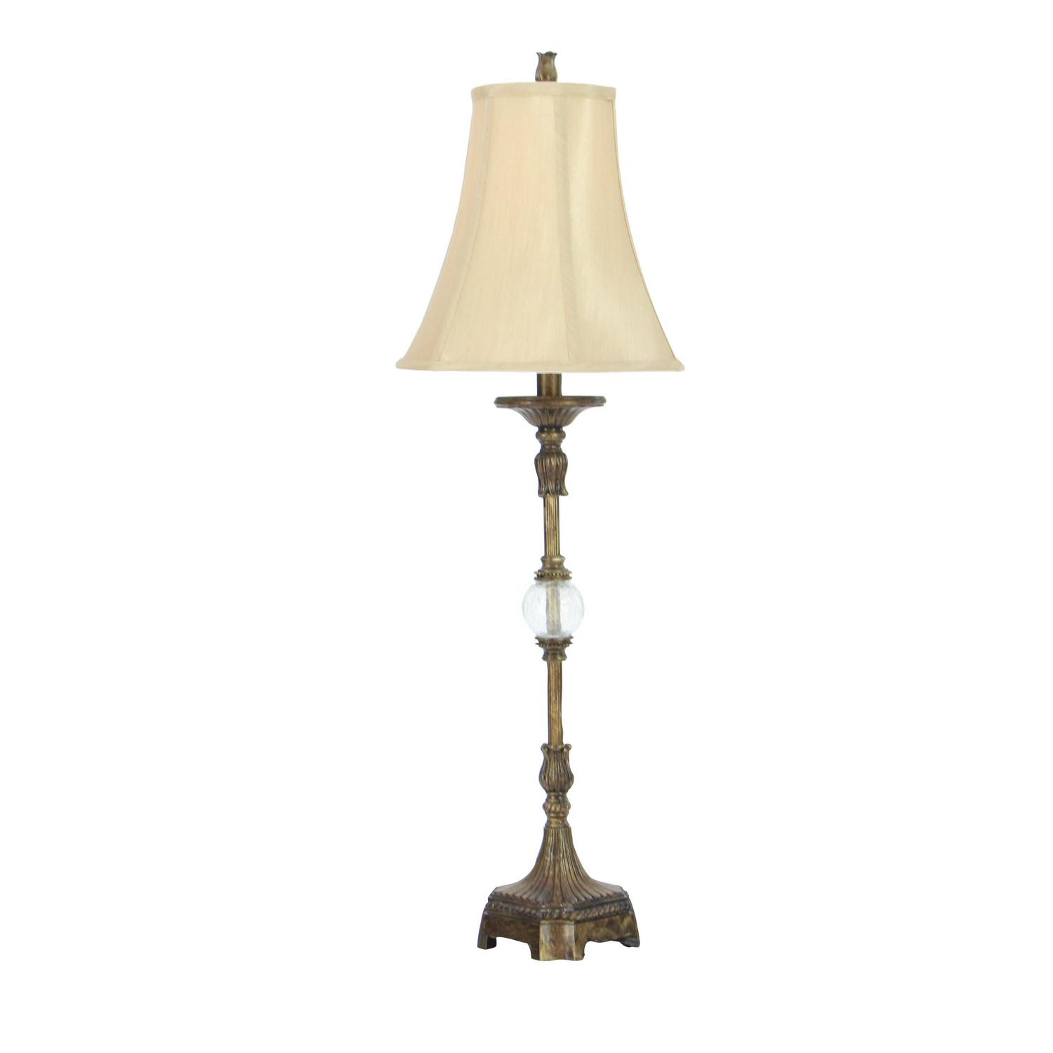 DecMode Bronze Polystone Tuscan Buffet Lamp 34