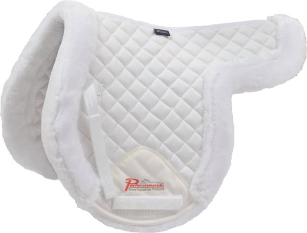 Shires Equestrian Products SupaFleece Rimmed Shaped Horse Pad