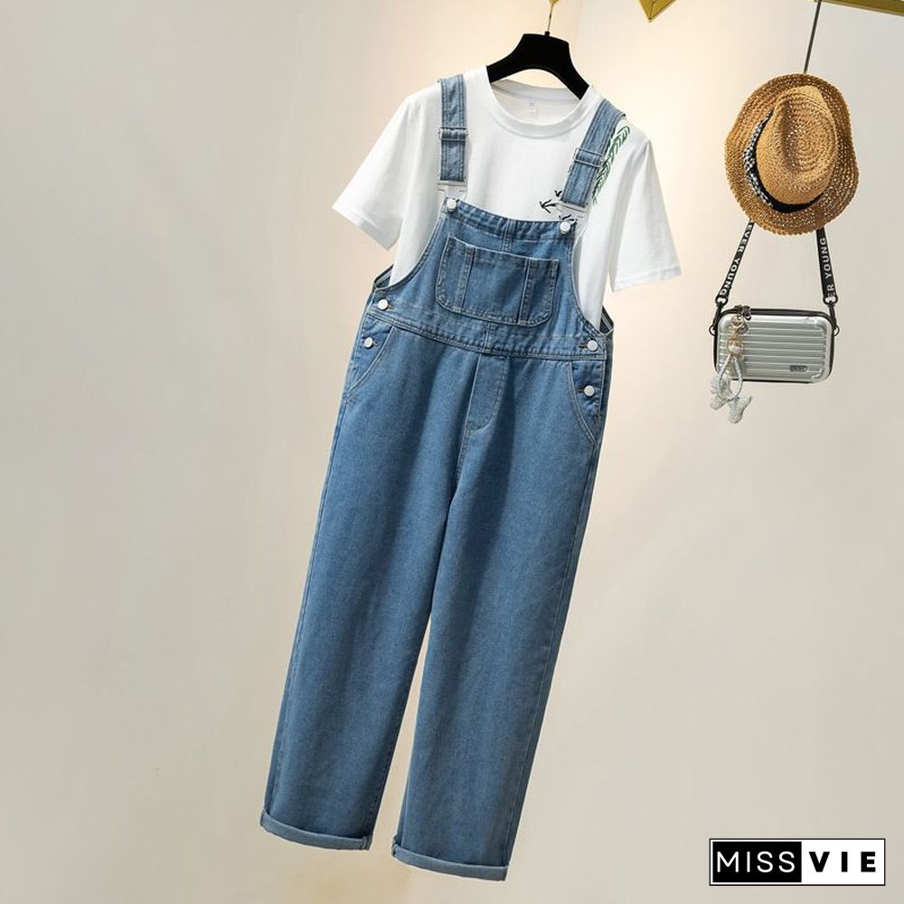 Wardrobe Basics Ripped Denim Romper Shorts Jean overalls