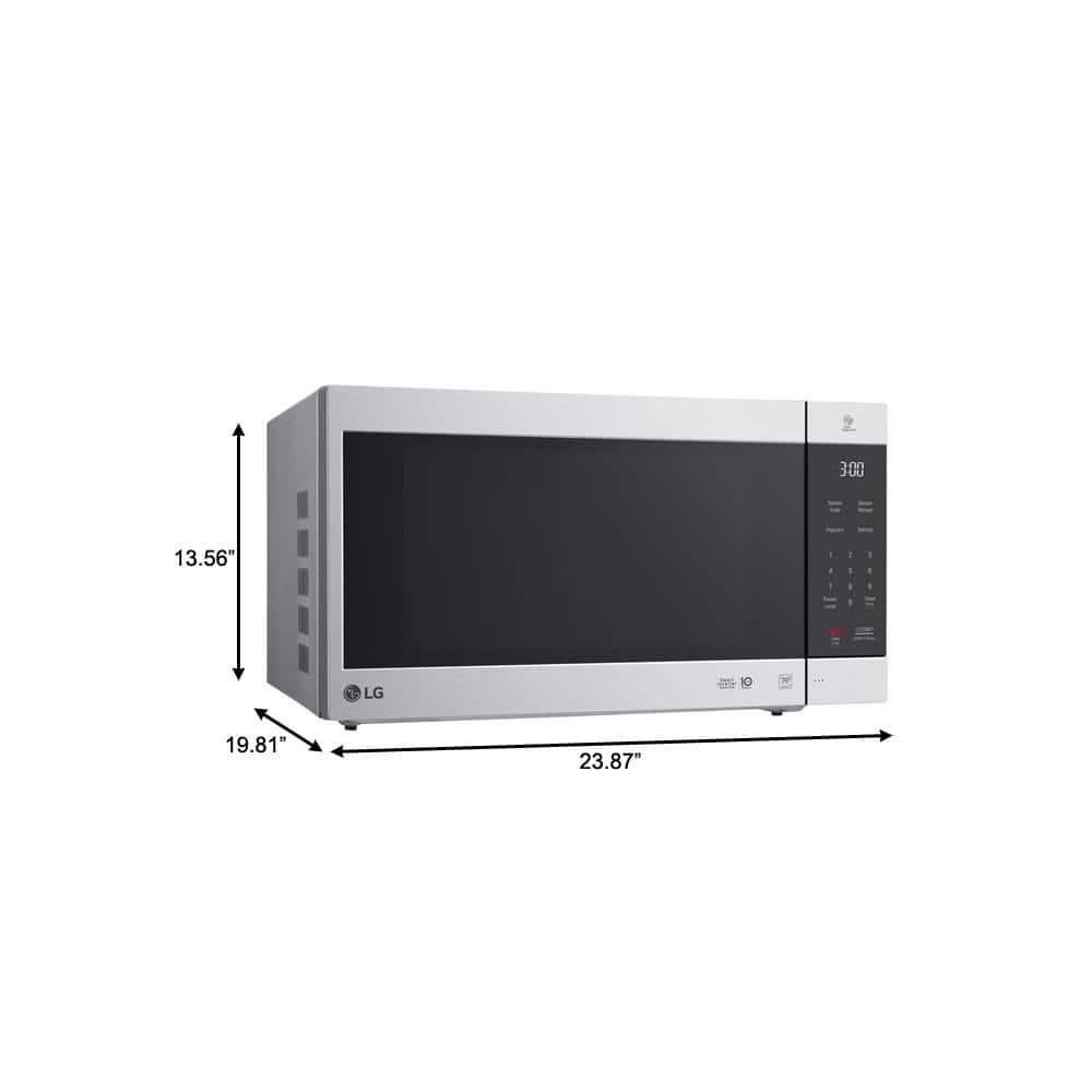 LG NeoChef 24 in Width 20 cuft Stainless Steel 1200Watt Countertop Microwave