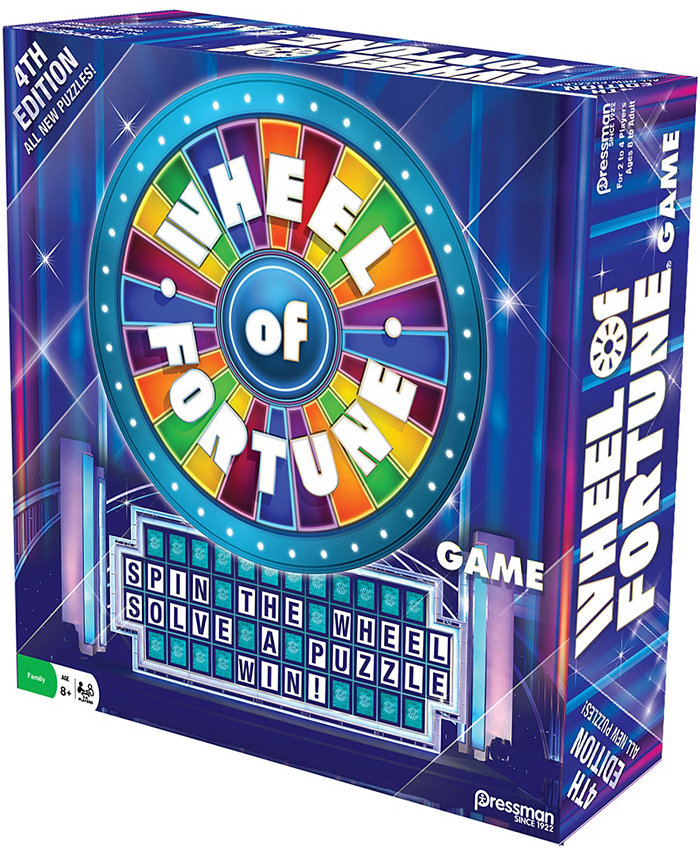 Pressman Toy Wheel of Fortune Game - 4th Edition