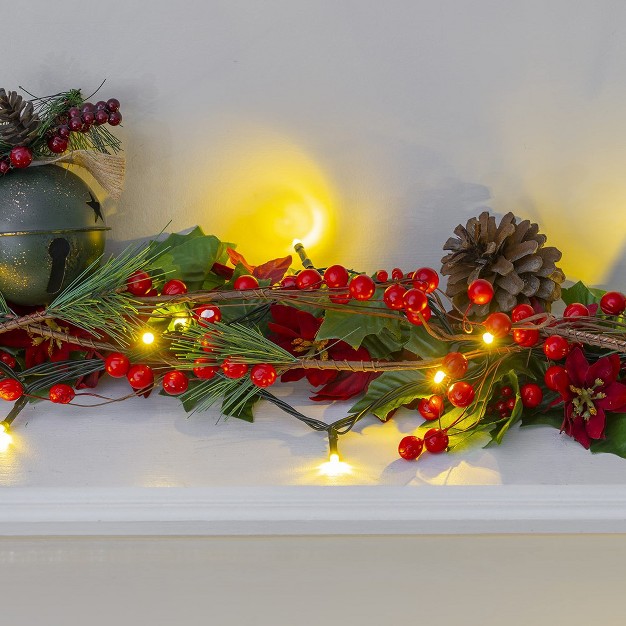 Ornativity Pine And Berries Garland 6 x27