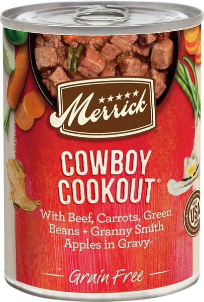 Merrick Grain-Free Cowboy Cookout Canned Dog Food