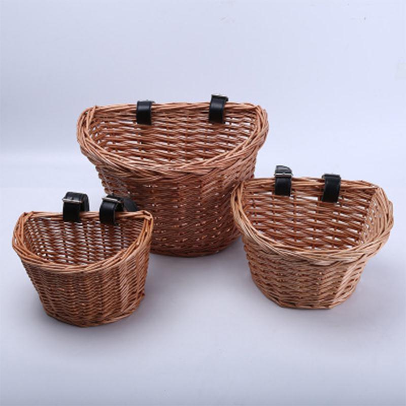 Wicker Basket -  Wicker Basket for Kids Bicycle， Scooter， Tricycle， Glider Bike， Stroller  Wicker Basket - Creative Wicker Basket for Kids Bicycle， Scooter， Tricycle， Glider Bike， Stroller