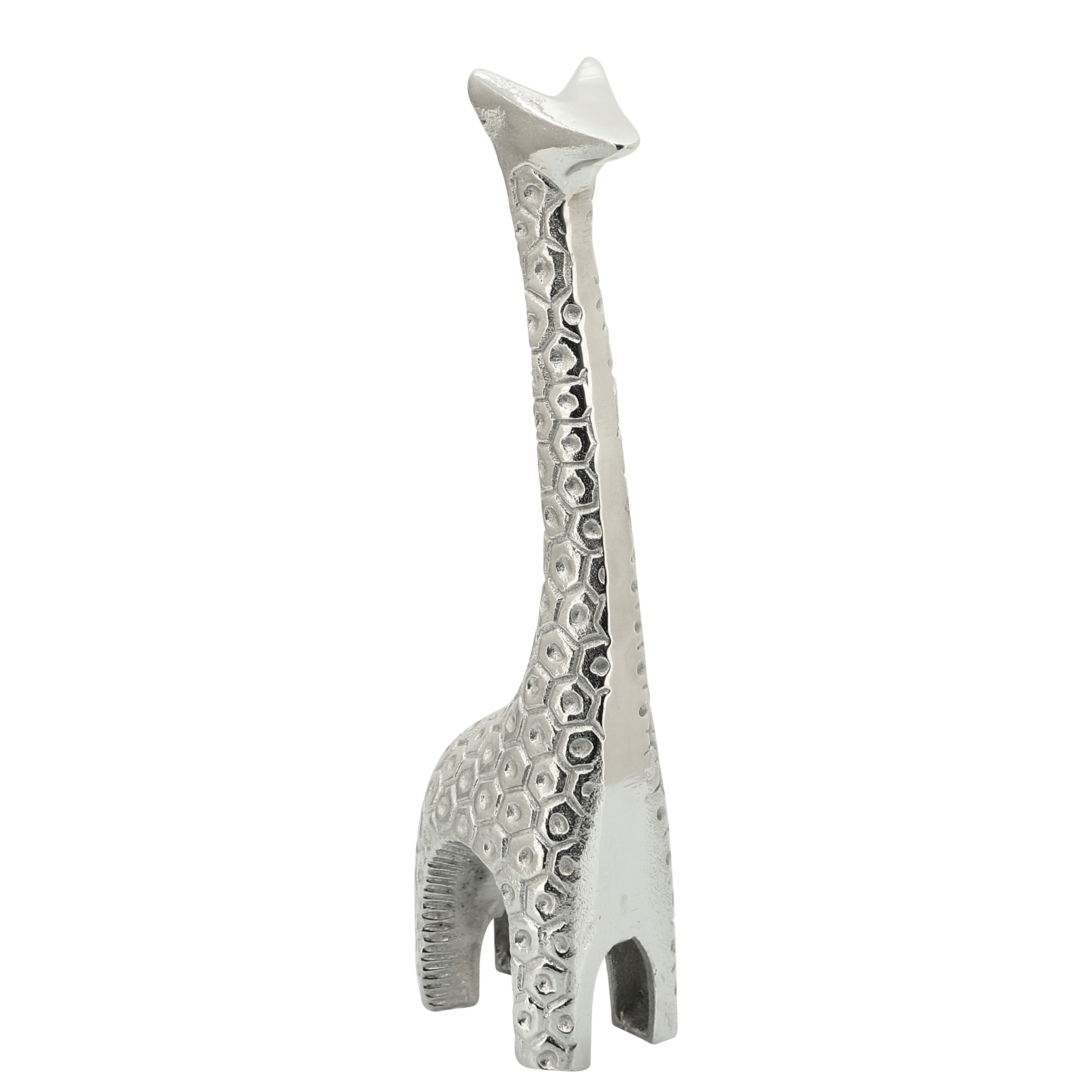 Giraffe Sculpture Silver 14248-05