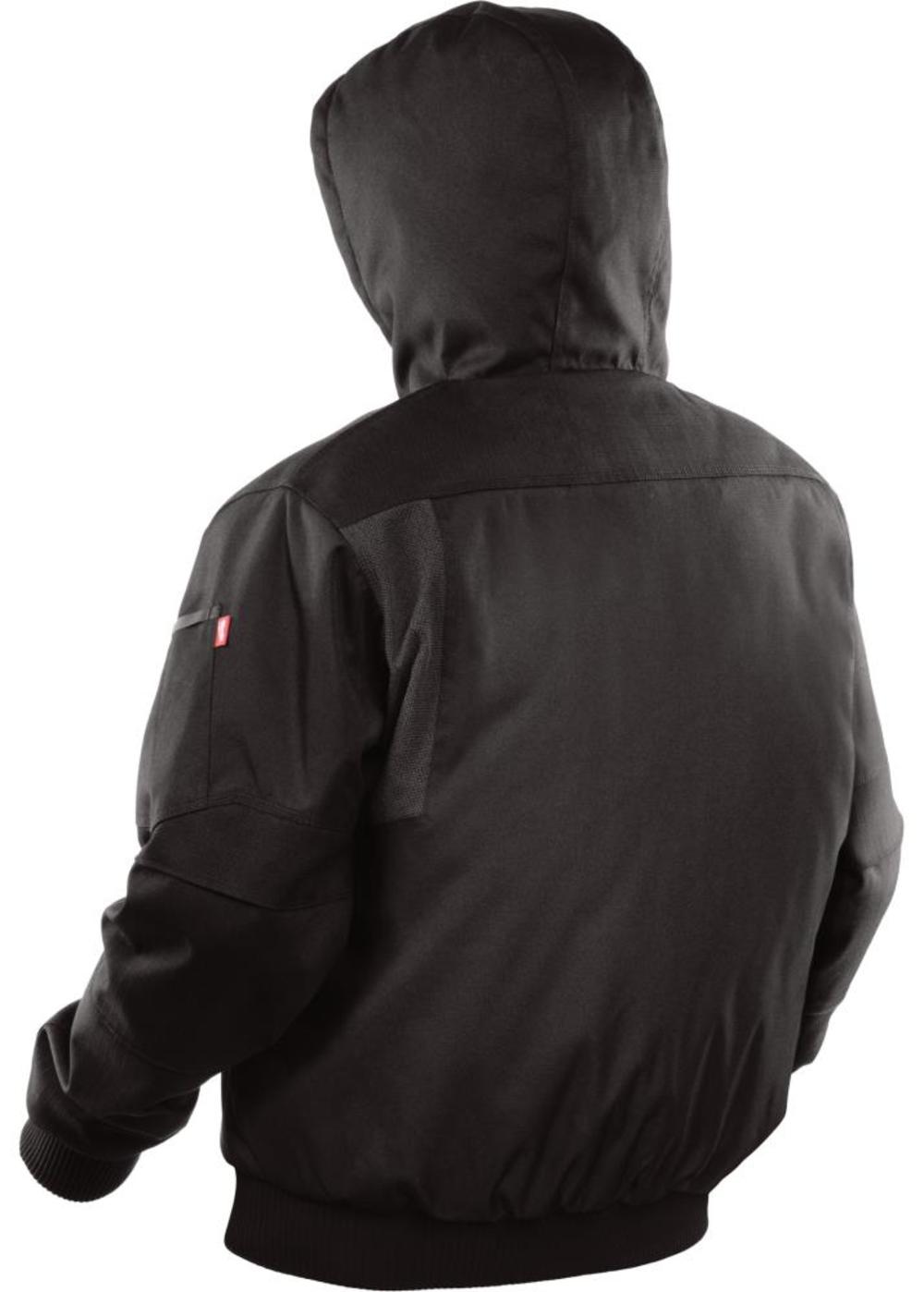 Black Hooded Jacket ; Medium ;