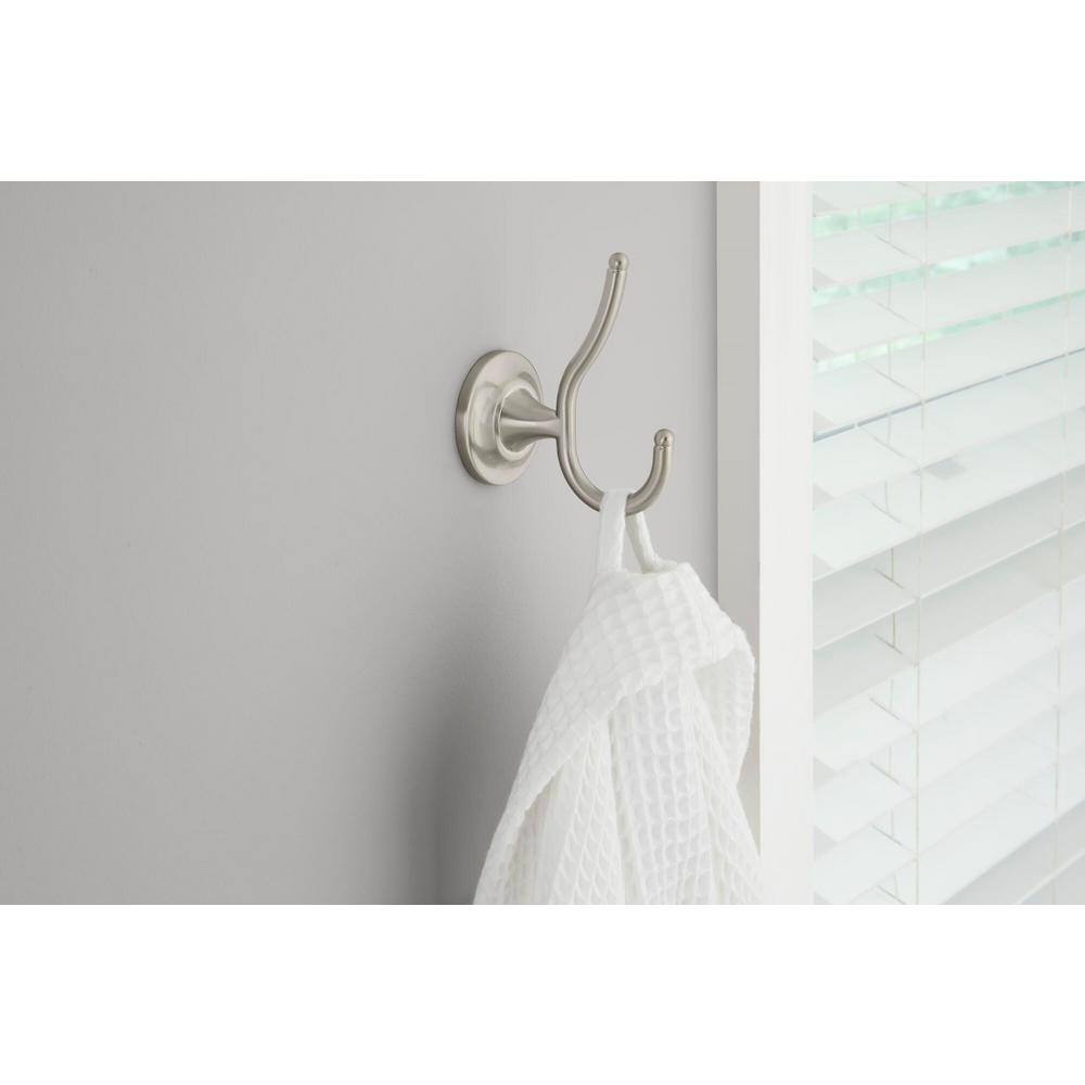 Glacier Bay Cooperton Robe Hook in Brushed Nickel BZ541100BN