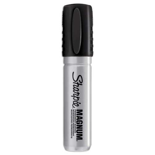 Sharpie Magnum Permanent Marker， Broad Chisel Tip， Black (44001)