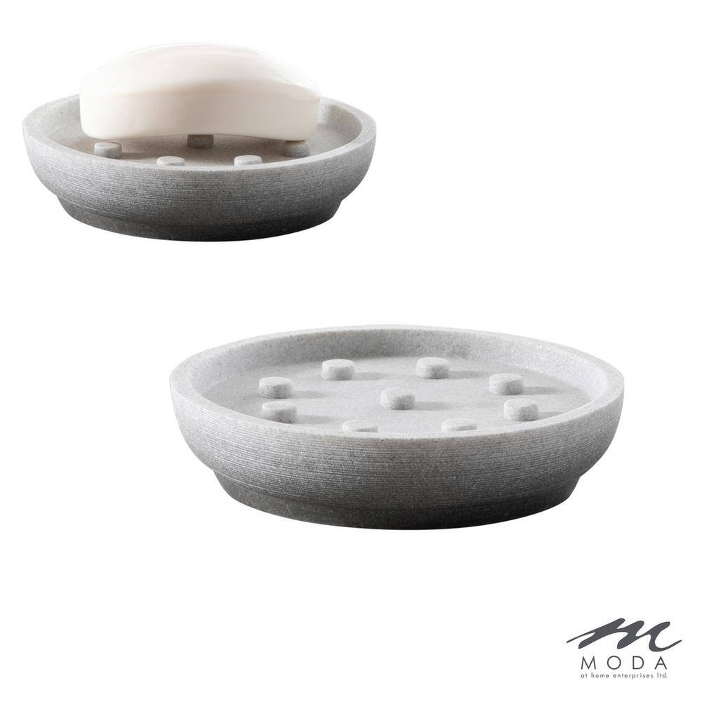 m MODA at home enterprises ltd. Greystone Soap Dish 104665