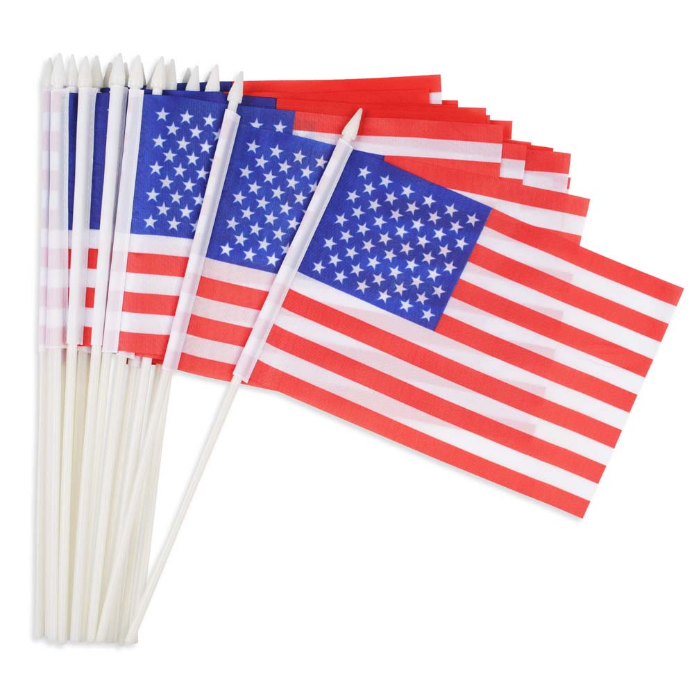 Yescom Small American Flag on Stick 8