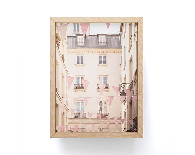 Ninasclicks Pink Paris Paris Travel Photography Framed Mini Art Print Society6