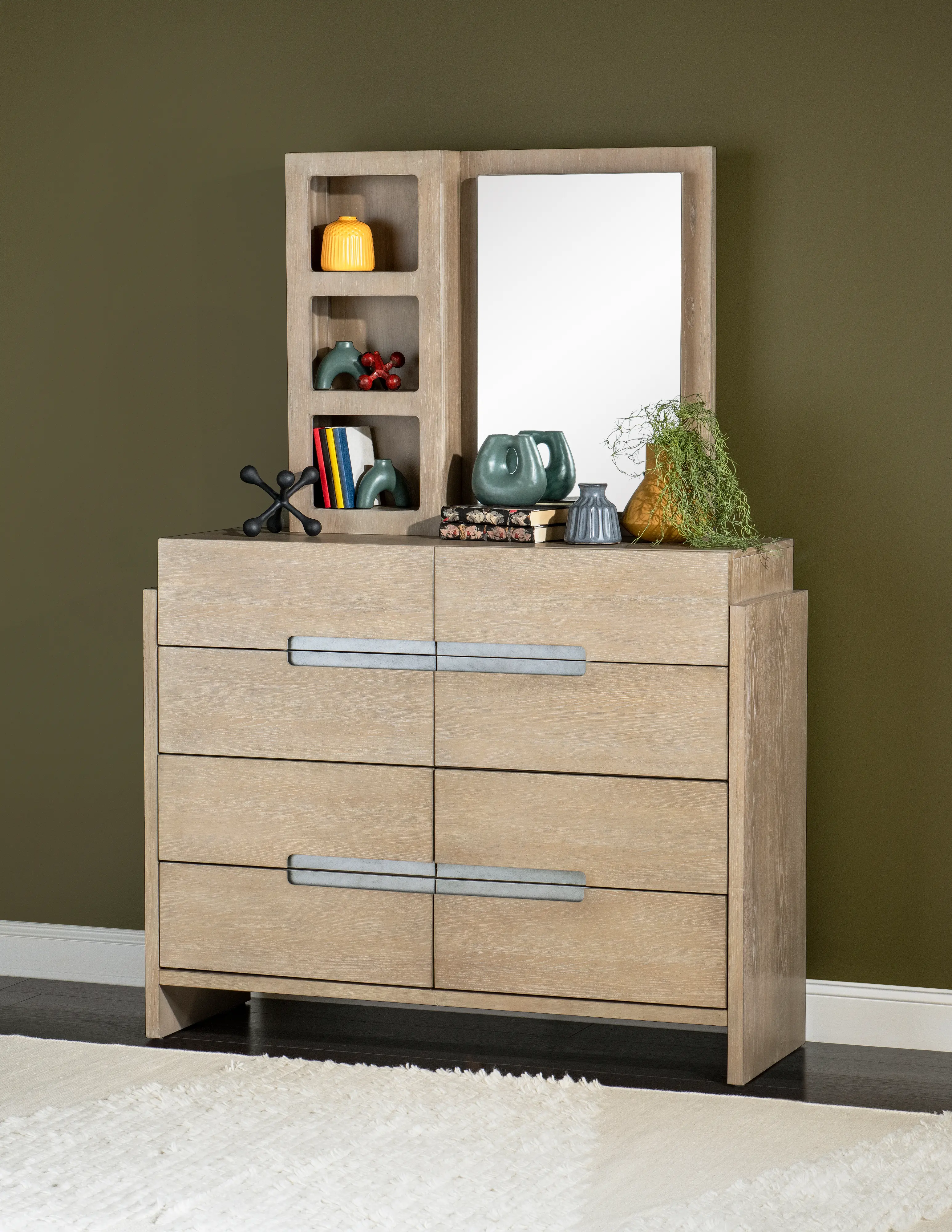 District Weathered Oak Dresser