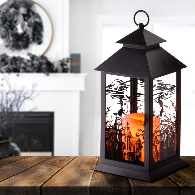 Battery Operated Led Witch Halloween Lantern National Tree Company