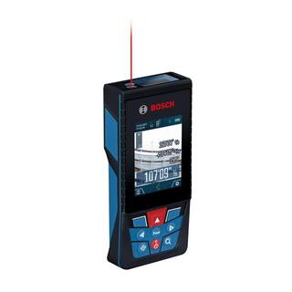 Bosch BLAZE 400 ft. Outdoor Laser Distance Tape Measuring Tool with Bluetooth and Camera Viewfinder GLM400C