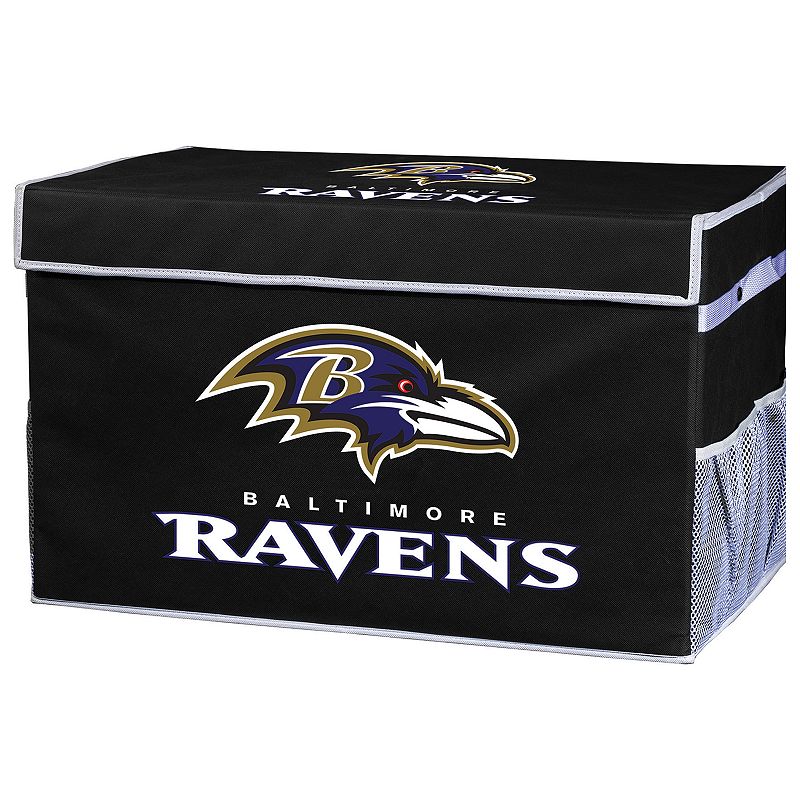 Franklin Sports Baltimore Ravens Small Collapsible Footlocker Storage Bin