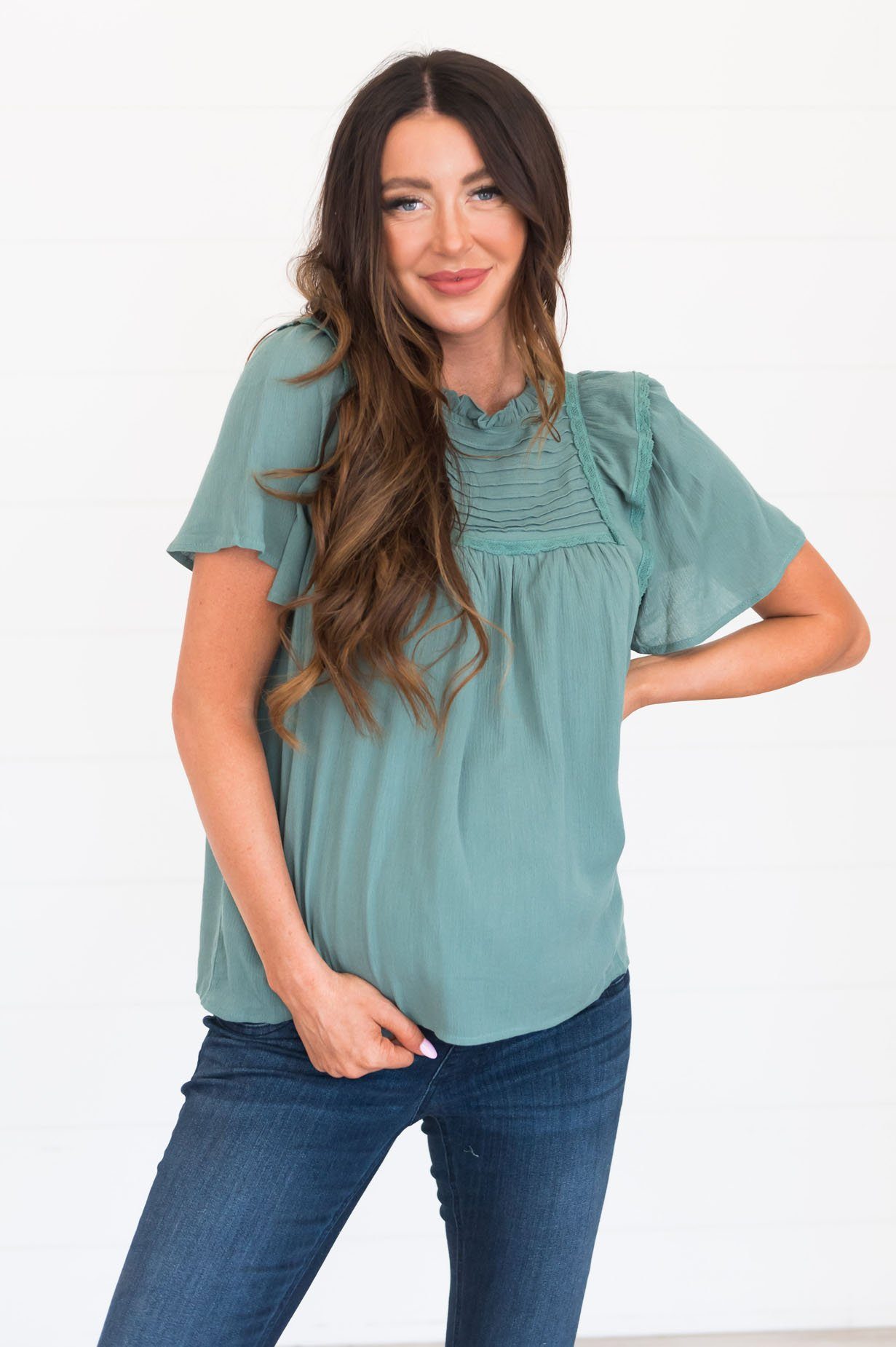 Sole Purpose Modest Blouse